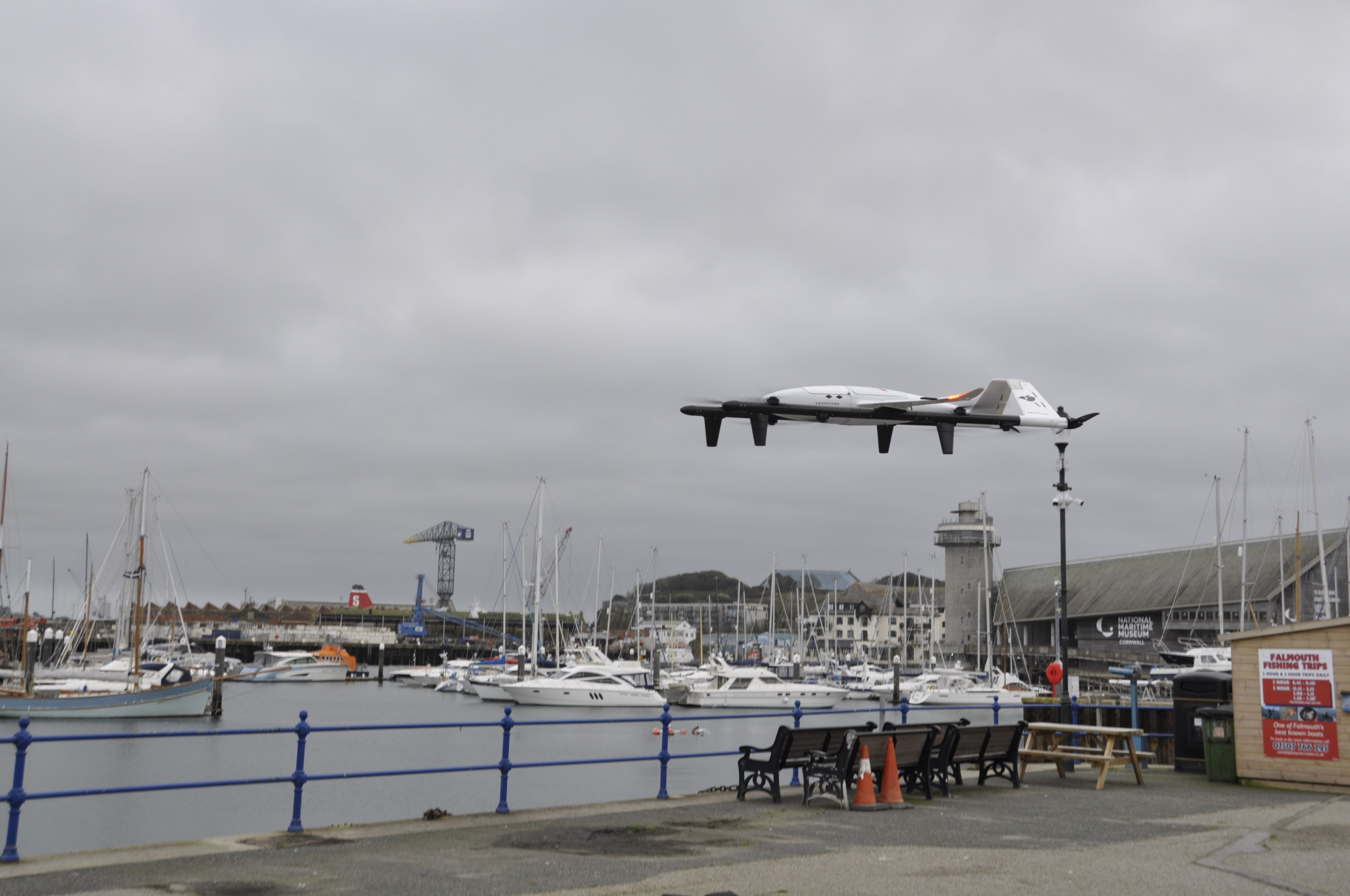 Cover image for the 4DSKY article “4DSKY wins OpenSkies project to deploy sensors across Cornwall for drone delivery with NHS & Royal Mail”